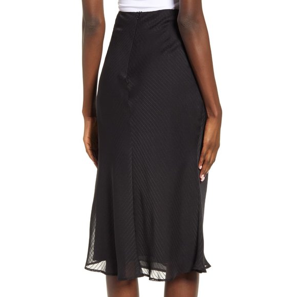 4SI3NNA Valeria Midi Black Skirt M - Picture 3 of 8